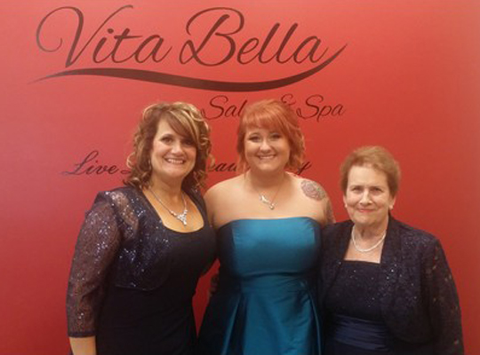 Three generations at Vita Bella Salon and Spa